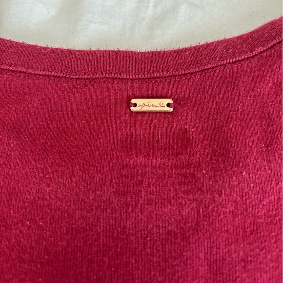 VS PINK Dark Red Crop Top - Picture 6 of 6